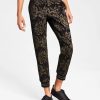 Pants * | Inc International Concepts Men'S Duran Classic-Fit Floral Jacquard Pleated Tracksuit Pants, Created For Macy'S Deep Black