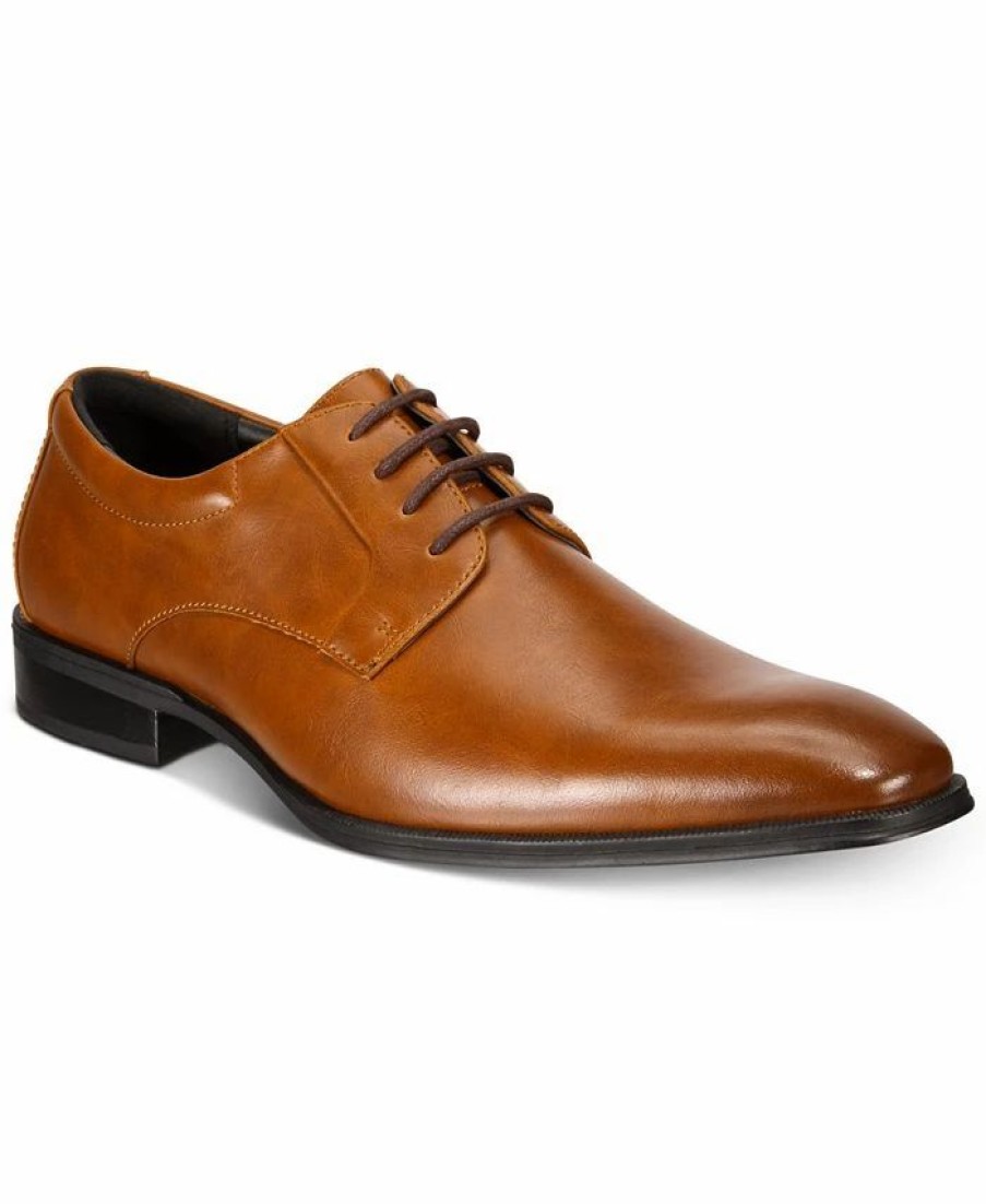 All Men'S Shoes * | Alfani Men'S Andrew Plain Toe Derbys, Created For Macy'S