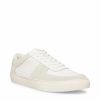 All Men'S Shoes * | Steve Madden 'S Tarrik Sneakers White Leather