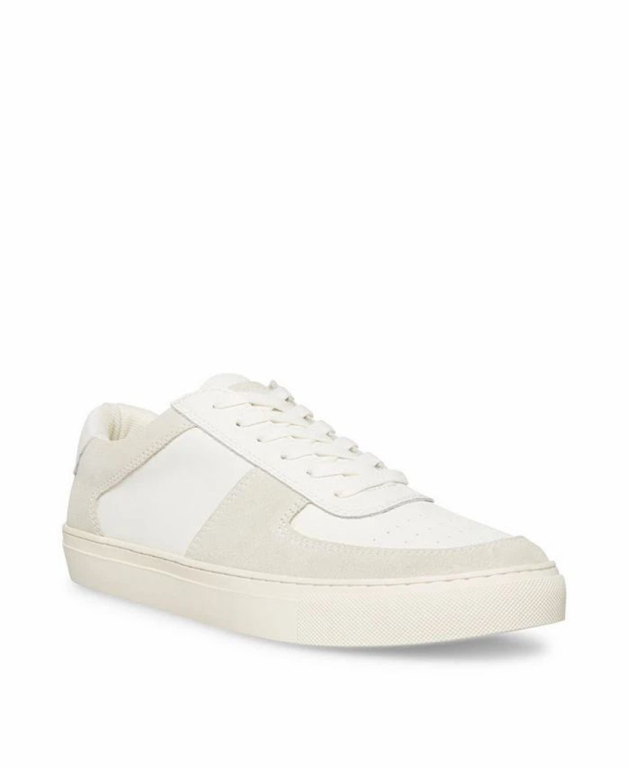 All Men'S Shoes * | Steve Madden 'S Tarrik Sneakers White Leather