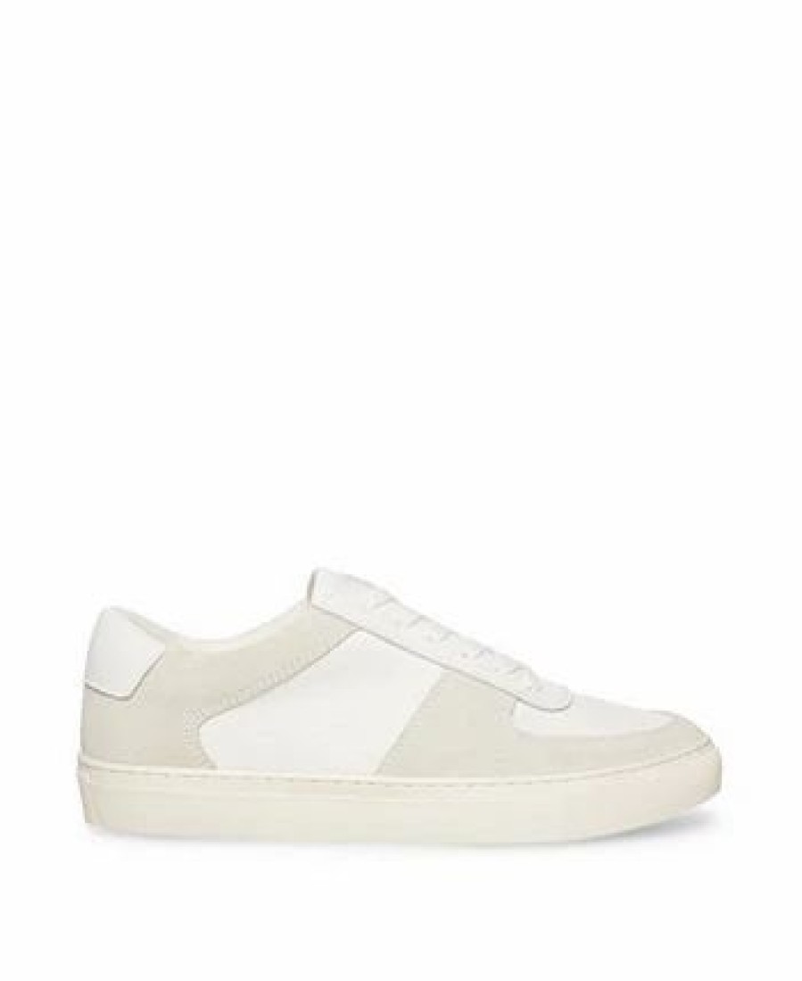 All Men'S Shoes * | Steve Madden 'S Tarrik Sneakers White Leather