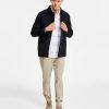 All Men'S Clothing * | Alfani Men'S Supima Knit Interlock Striped Polo Shirt, Utility Four-Pocket Shirt Jacket & Tech Jogger Pants, Created For Macy'S