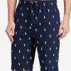 Pajamas & Robes * | Polo Ralph Lauren Men'S Cotton Logo Pajama Shorts