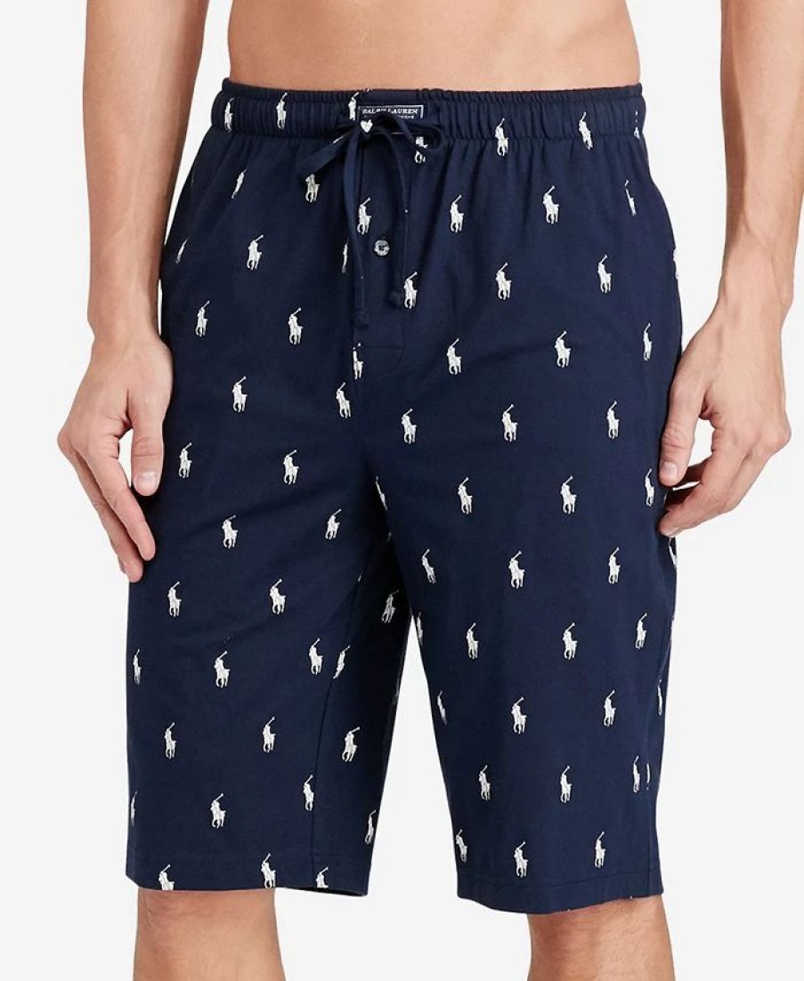 Pajamas & Robes * | Polo Ralph Lauren Men'S Cotton Logo Pajama Shorts