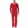 Pajamas & Robes * | Ink+Ivy Men'S Two Piece Henley Pajama Set