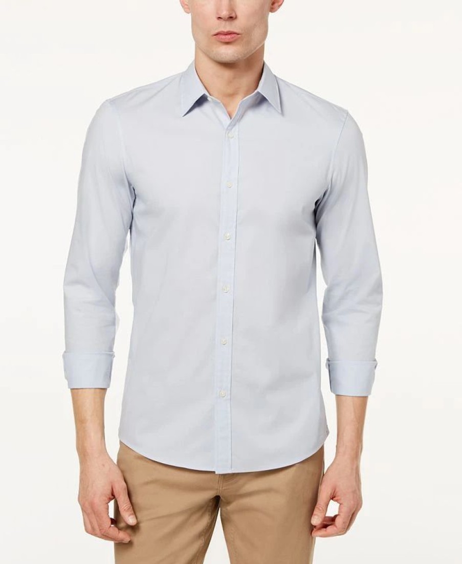 Casual Button-Down Shirts * | Michael Kors N'S Stretch Shirt