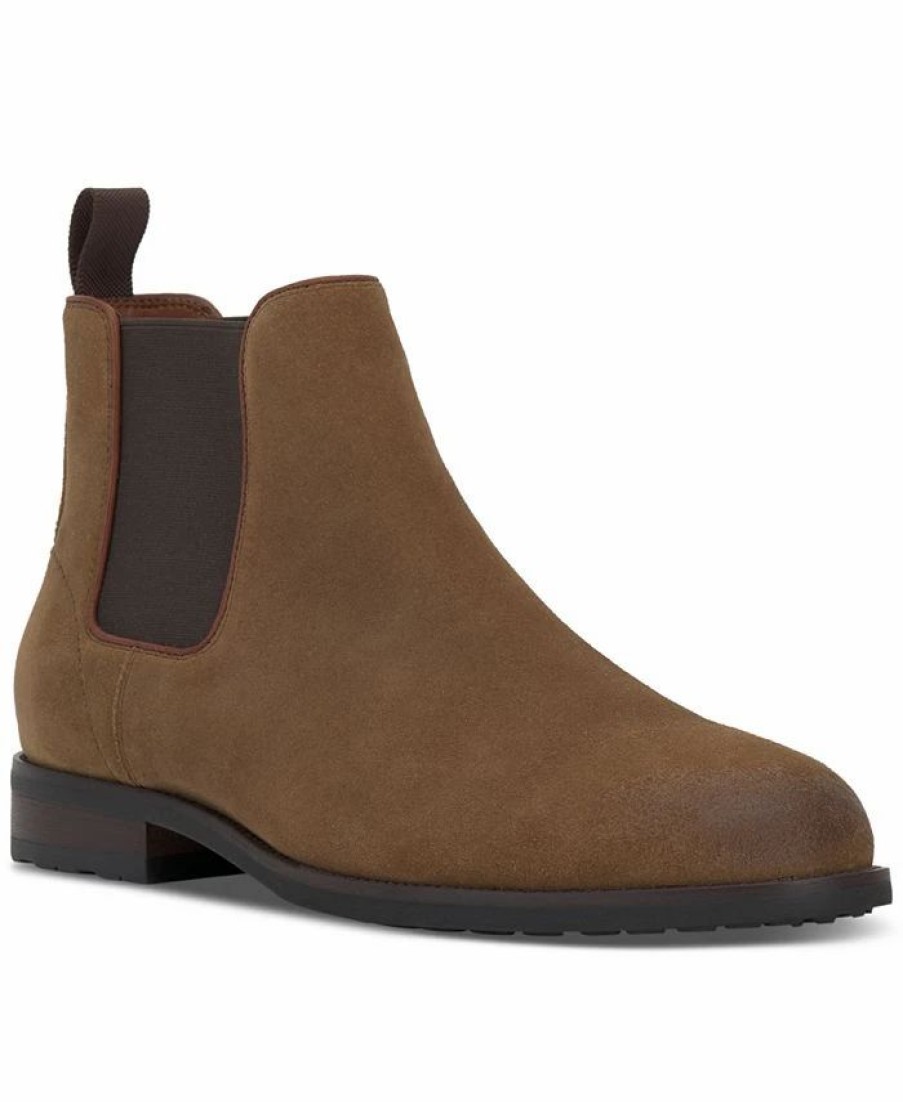 All Men'S Shoes * | Vince Camuto Men'S Lieven Suede Chelsea Boot Scout Tan