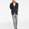 All Men'S Clothing * | Club Room Men'S Chunky Shawl Collar Cardigan, Solid Stretch Oxford Button-Down Shirt & Four-Way Stretch Pants, Created For Macy'S