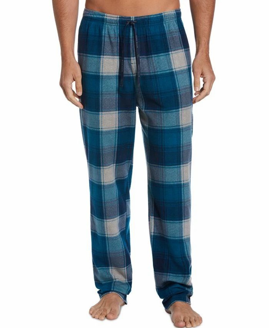 Pajamas & Robes * | Perry Ellis Portfolio Men'S Heather Plaid Pajama Pants