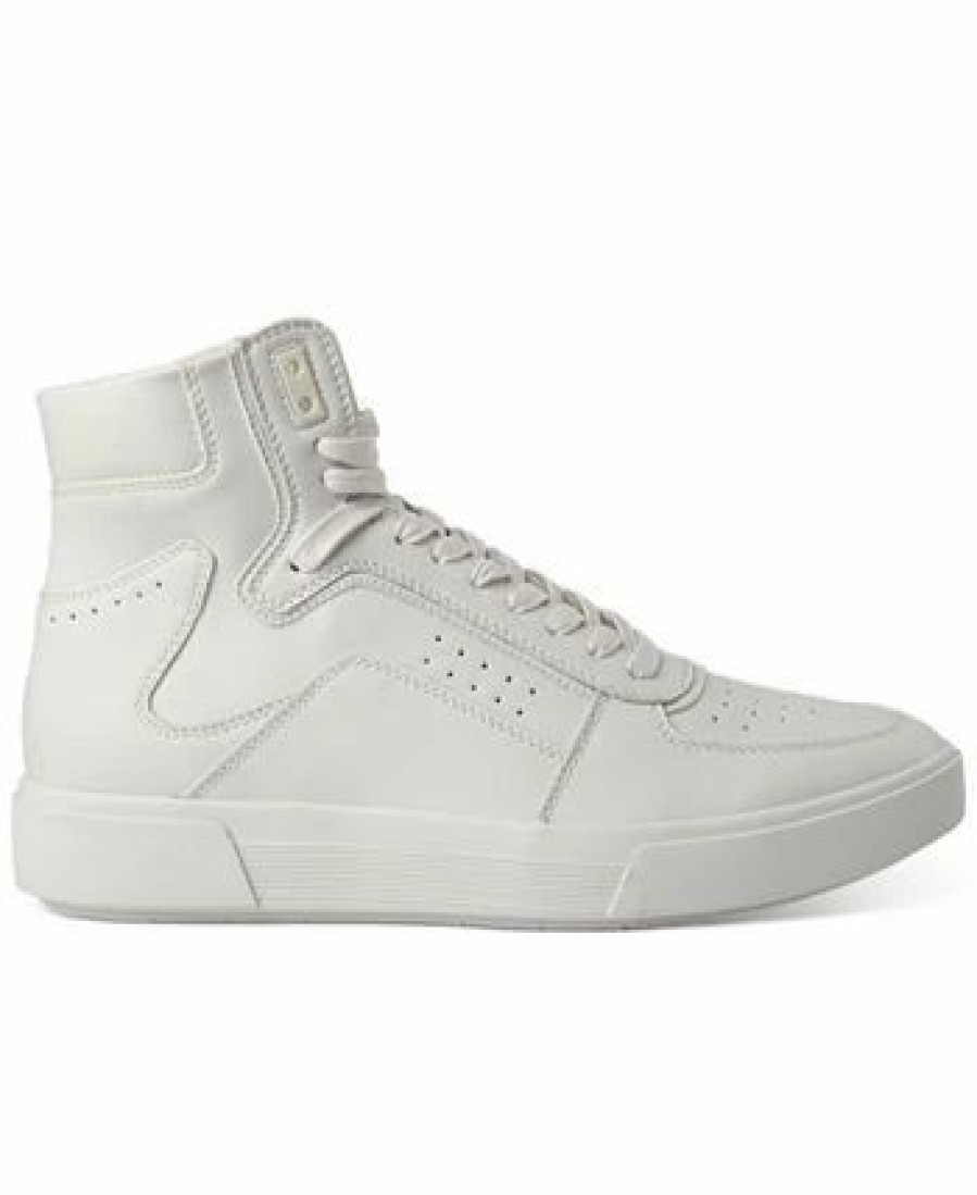 All Men'S Shoes * | Inc International Concepts Men'S Keanu High-Top Sneakers, Created For Macy'S White