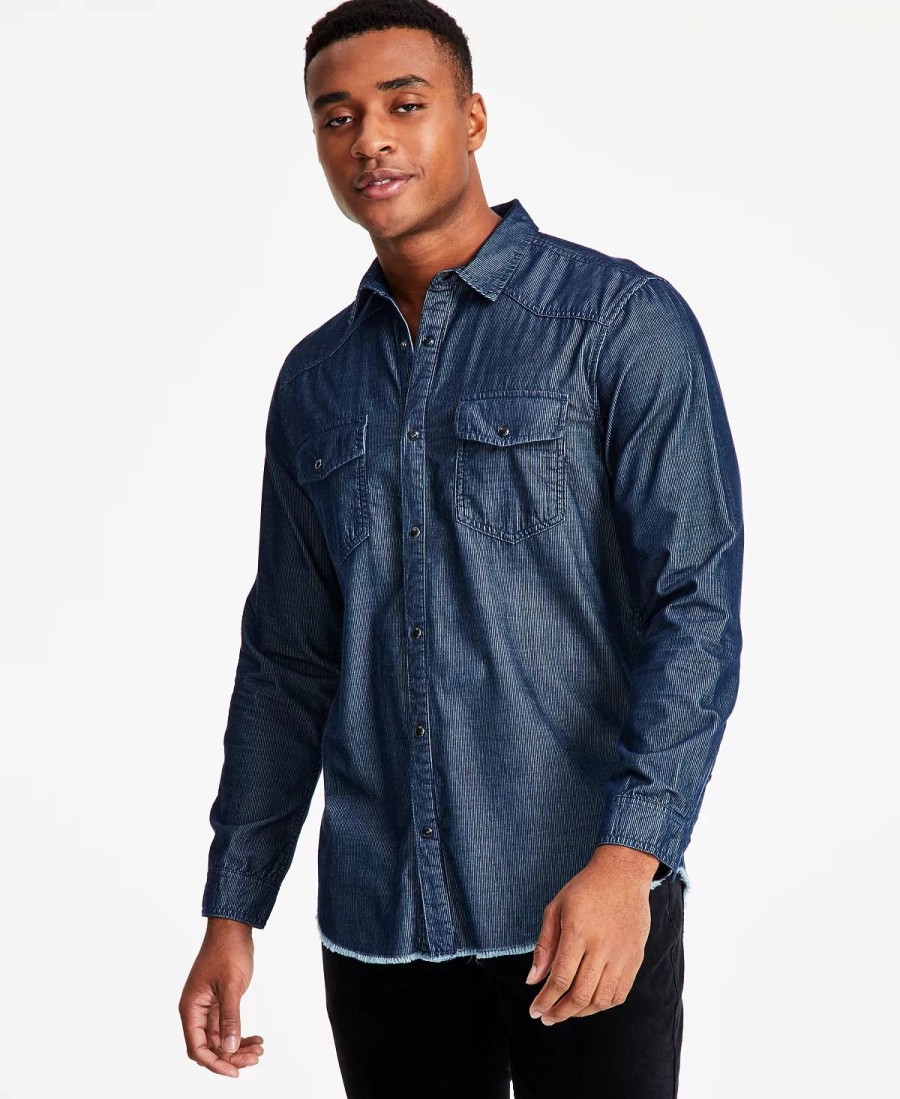 Casual Button-Down Shirts * | Inc International Concepts Men'S Jonny Regular-Fit Corduroy Western Shirt, Created For Macy'S