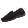 All Men'S Shoes * | Isotoner Signature Men'S Microterry Jared Moccasin Slippers With Memory Foam Black