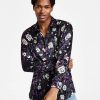 Casual Button-Down Shirts * | Inc International Concepts Men'S Gav Bot Classic-Fit Long Sleeve Floral Print Camp Shirt, Created For Macy'S Deep Black