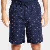 Pajamas & Robes * | Nautica Men'S Cotton Anchor-Print Pajama Shorts Maritime Navy