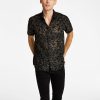 Casual Button-Down Shirts * | Inc International Concepts Men'S Classic-Fit Metallic Floral Jacquard Button-Down Shirt, Created For Macy'S Deep Black