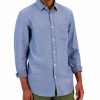 Casual Button-Down Shirts * | Alfani Men'S Keys Chevron Pattern Button-Front Long-Sleeve Shirt, Created For Macy'S