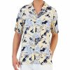 Casual Button-Down Shirts * | Club Room Men'S New Petro Floral-Print Shirt, Created For Macy'S Navy Blue