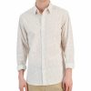 Casual Button-Down Shirts * | Michael Kors N'S Slim-Fit Stretch Crosshatch Geometric Print Long-Sleeve Button-Up Shirt