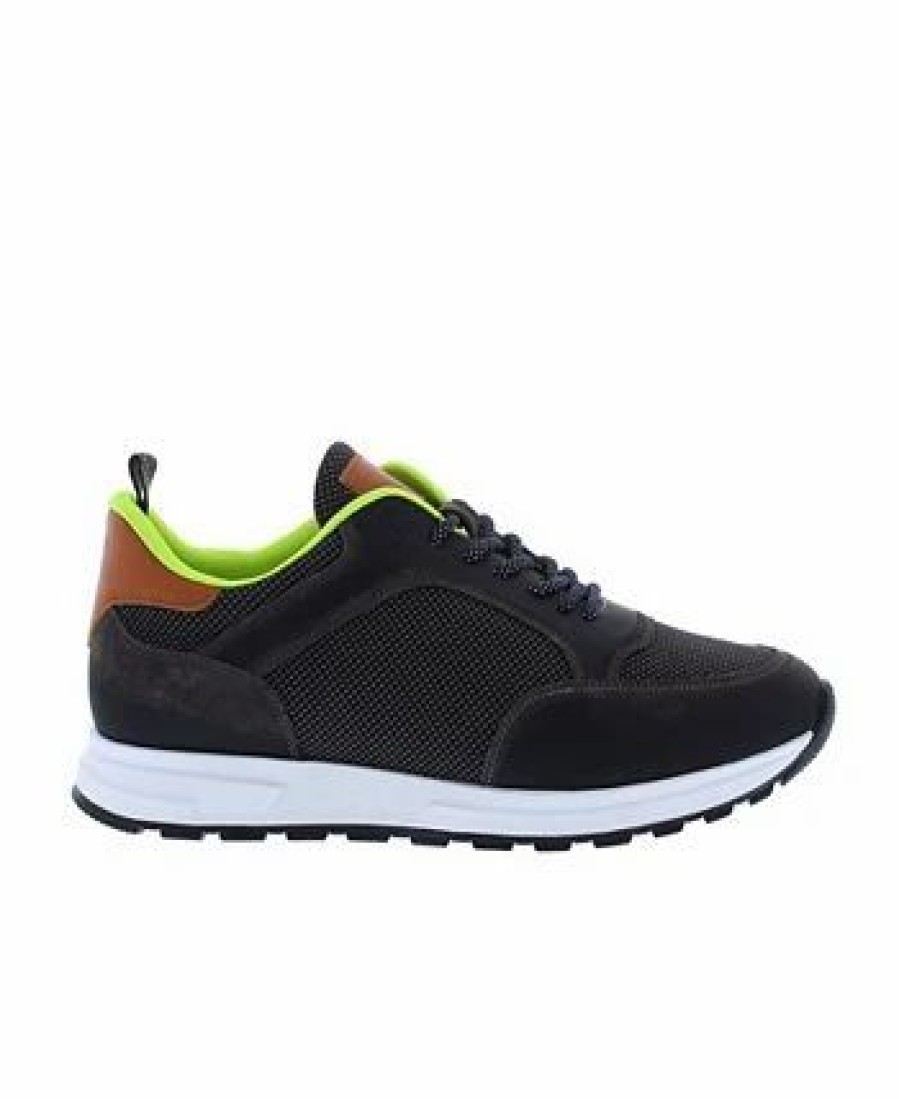 All Men'S Shoes * | French Connection Men'S Reed Lace Up Athletic Sneakers Black