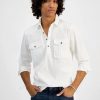 Casual Button-Down Shirts * | Inc International Concepts .N.C. International Concepts Men'S Regular-Fit Popover Western Shirt, Created For Macy'S