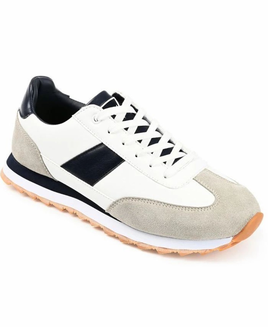 All Men'S Shoes * | Vance Co. Men'S Ortega Casual Sneakers White