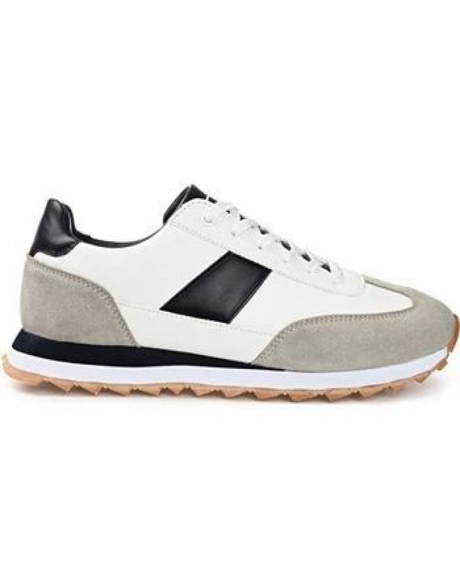 All Men'S Shoes * | Vance Co. Men'S Ortega Casual Sneakers White