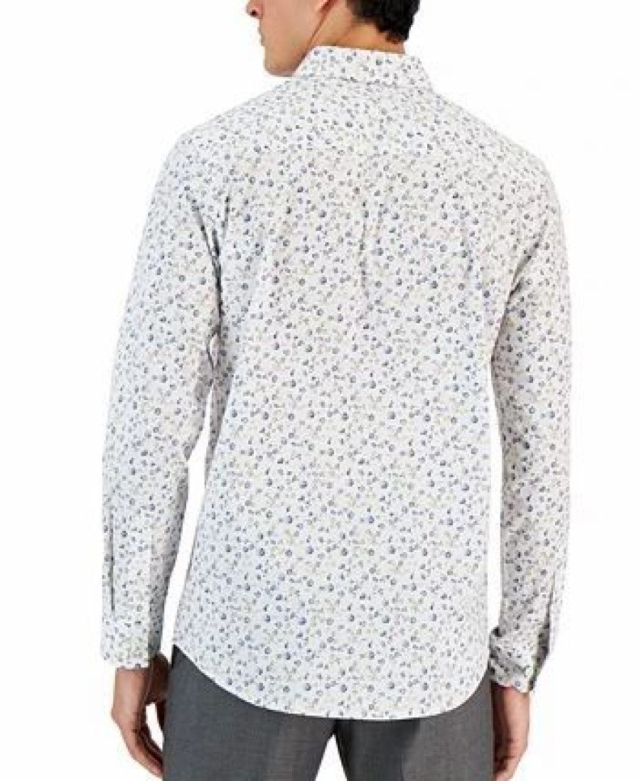 Casual Button-Down Shirts * | Alfani Men'S Georgie Floral Print Shirt, Created For Macy'S