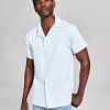 Casual Button-Down Shirts * | And Now This Men'S Solid Short Sleeve Camp Shirt, Created For Macy'S