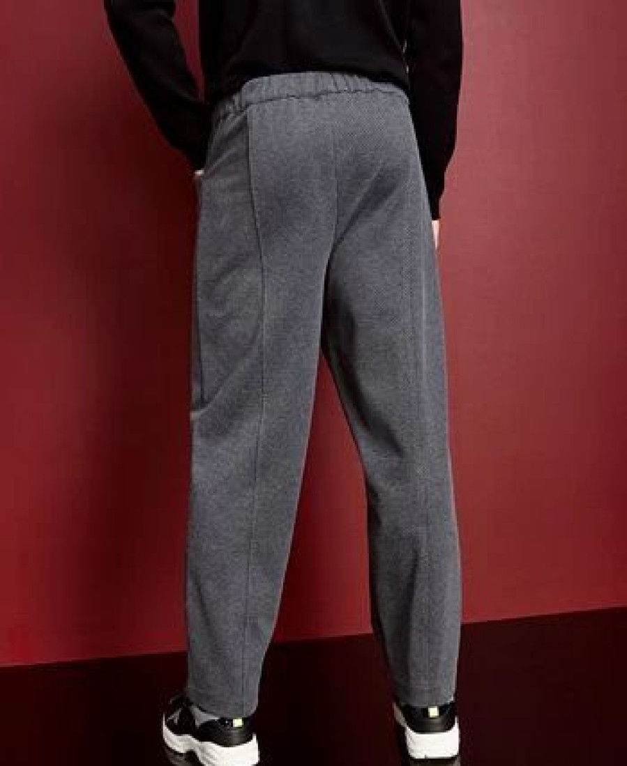 Pants * | Royalty By Maluma En'S Solid Textured Twill Pants, Created For Macy'S Grey