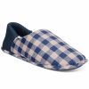 All Men'S Shoes * | Club Room Men'S Gingham Convertible Mule Slipper, Created For Macy'S Navy/Beige