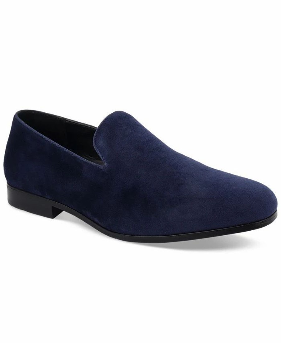 All Men'S Shoes * | Alfani Men'S Zion Smoking Slipper Loafers, Created For Macy'S