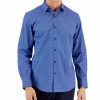 Casual Button-Down Shirts * | Alfani Men'S Bobba Foulard Print Shirt, Created For Macy'S Bellweather Blue