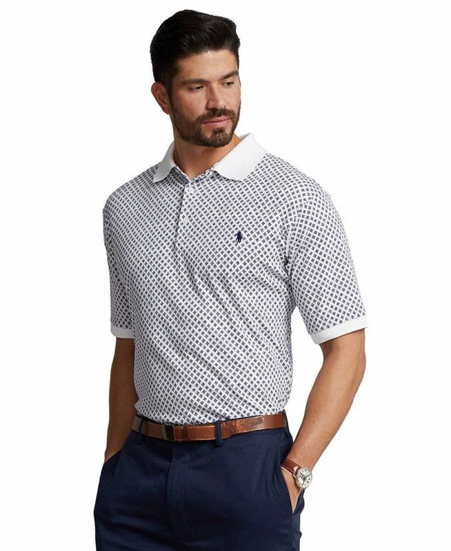 Casual Button-Down Shirts * | Polo Ralph Lauren Men'S Big & Tall Soft Cotton Polo Shirt