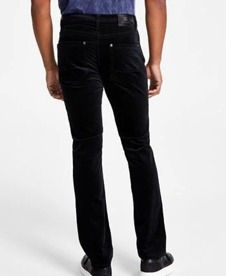 Pants * | Inc International Concepts Men'S Slim-Straight Fit Velour Jeans, Created For Macy'S