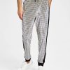 Pants * | Inc International Concepts Men'S Squiggly Lines Printed Drawstring Velour Pants, Created For Macy'S