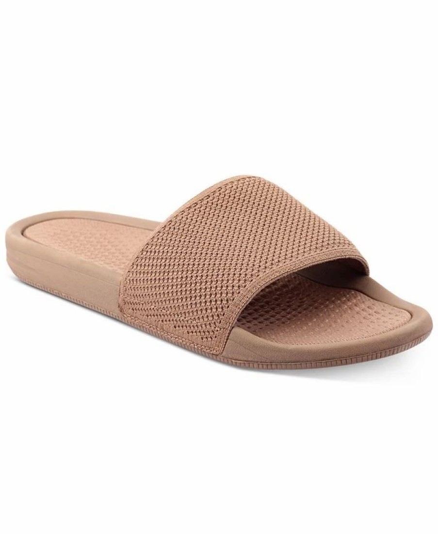 All Men'S Shoes * | Alfani Men'S Mesh Slide Sandals, Created For Macy'S Tan