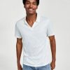 Casual Button-Down Shirts * | Inc International Concepts Men'S Luca Classic-Fit Short-Sleeve Open-Placket Polo Shirt, Created For Macy'S