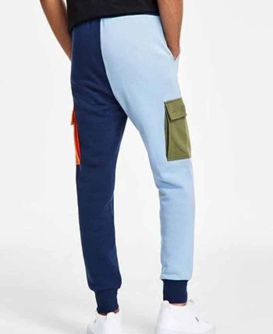 Pants * | Sun + Stone Men'S Colorblocked Pants, Created For Macy'S