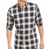 Casual Button-Down Shirts * | Sun + Stone Men'S Will Plaid Shirt, Created For Macy'S