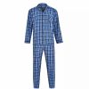 Pajamas & Robes * | Hanes Platinum Men'S Cvc Broadcloth Pajama Set