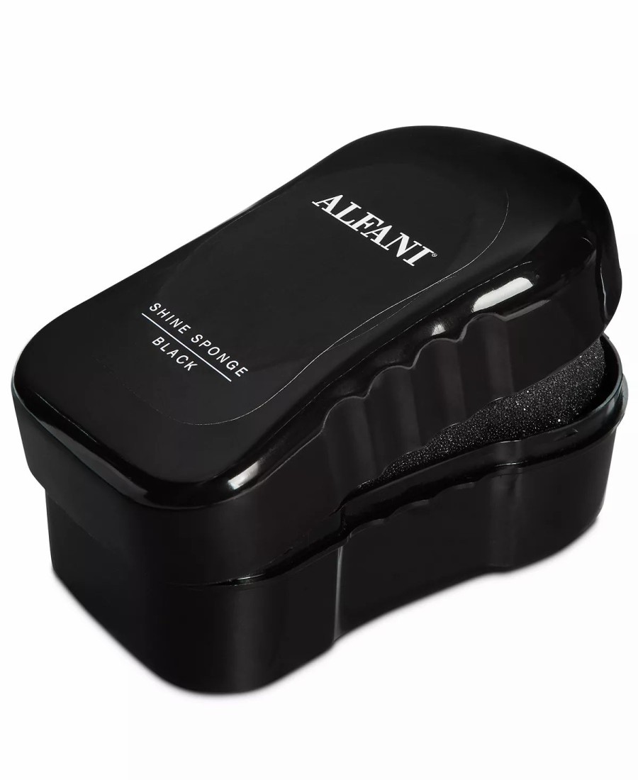 All Men'S Shoes * | Alfani Shine Sponge, Created For Macy'S Black