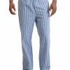 Pajamas & Robes * | Nautica Men'S Woven Plaid Pajama Pants Cornflower Blue