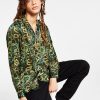 Casual Button-Down Shirts * | Inc International Concepts .N.C. International Concepts Men'S Regular-Fit Snake-Print Camp Shirt, Created For Macy'S Green Leaf