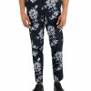 Pants * | Inc International Concepts .N.C. International Concepts Men'S Slim-Fit Floral Suit Pants, Created For Macy'S Deep Black