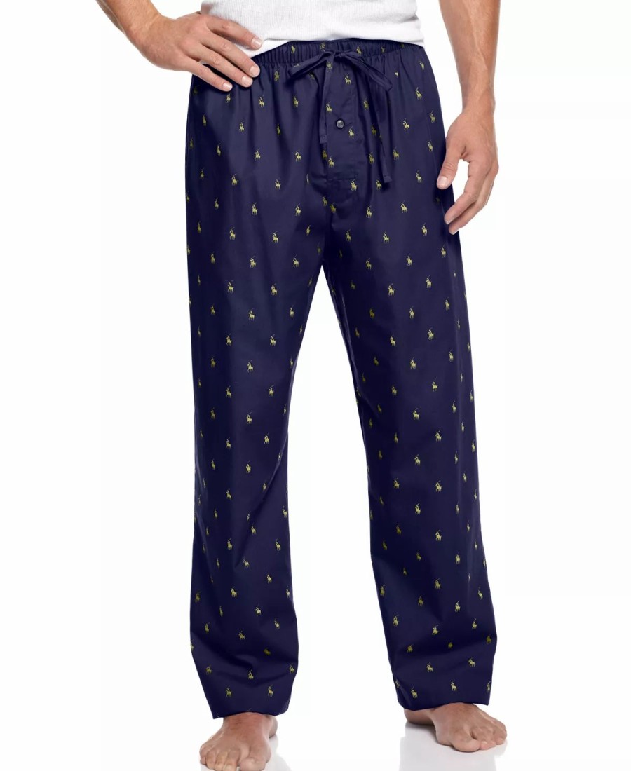 Pajamas & Robes * | Polo Ralph Lauren Big & Tall Men'S Printed Woven Pajama Pant