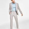 All Men'S Clothing * | Inc International Concepts Men'S Slim-Fit Floral-Print Dress Shirt & Classic-Fit Sharkskin Suit Separates, Created For Macy'S