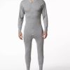 Pajamas & Robes * | Stanfield'S Men'S Cotton Long Sleeve Onesie Combination Heather Gr