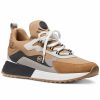 All Men'S Shoes * | Michael Kors N'S Theo Sport Trainer Mixed-Media Sneaker Husk