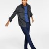 All Men'S Clothing * | Alfani Men'S Brushed Herringbone Dual-Pocket Shirt-Jacket, Double-Knit Sweater & Rinse Straight Fit Stretch Jeans, Created For Macy'S