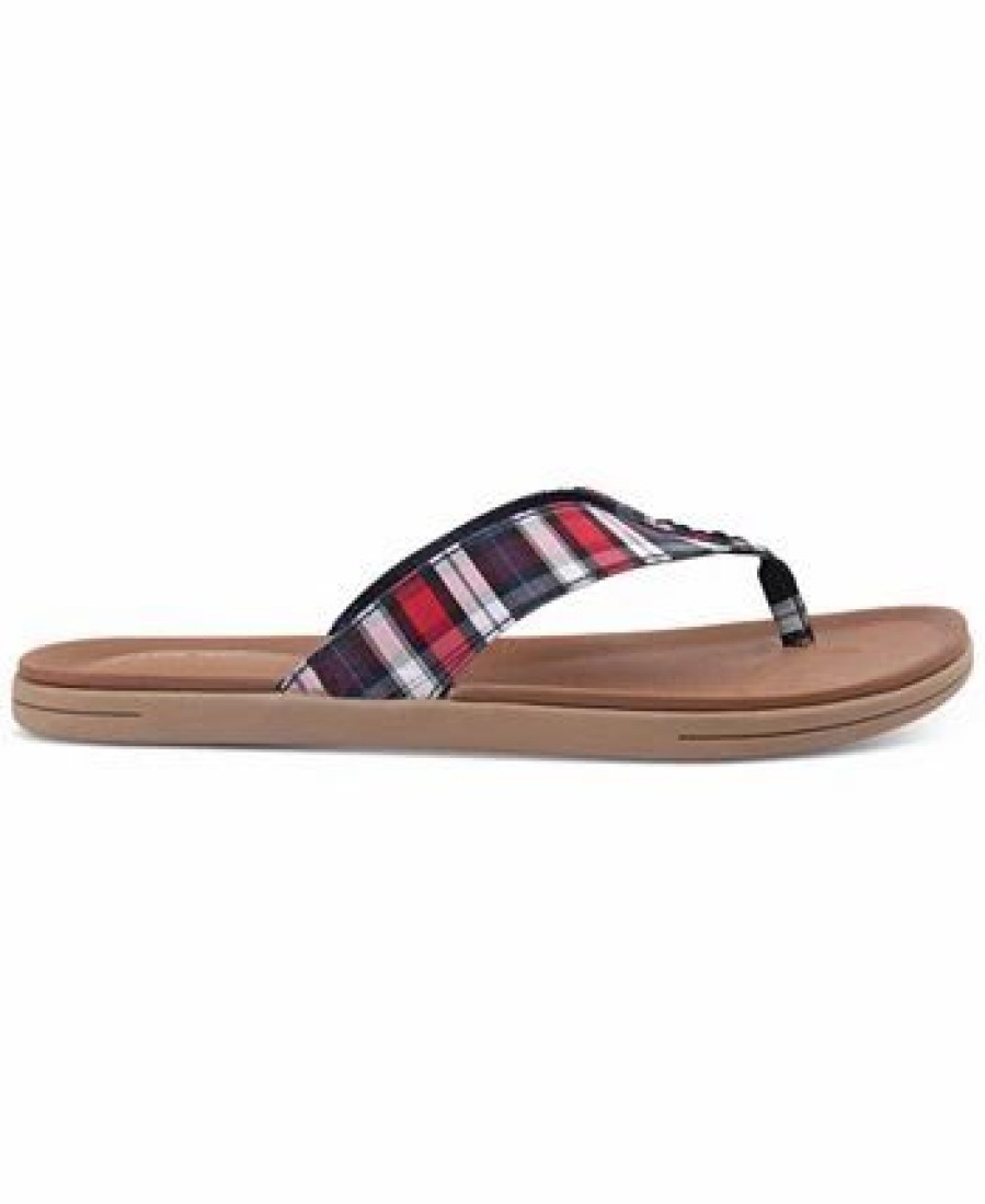 All Men'S Shoes * | Club Room Men'S Riley Patterned Strap Flip Flop Sandal, Created For Macy'S